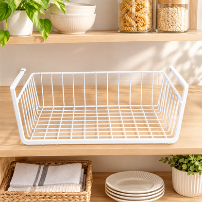 Under-Shelf Wire Storage Baskets