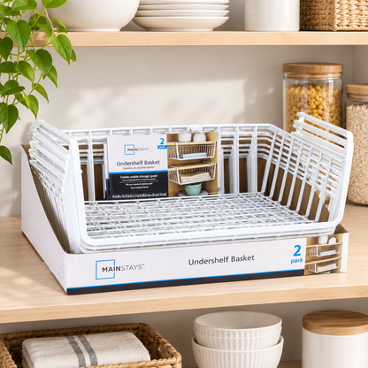 Under-Shelf Wire Storage Baskets