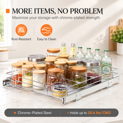 Pull-Out Sliding Cabinet Organizer