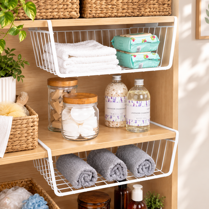Under-Shelf Wire Storage Baskets