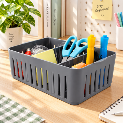 Adjustable Divider Stackable Organizer Bin