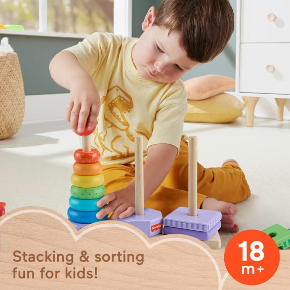 Wooden Rainbow Stacker
