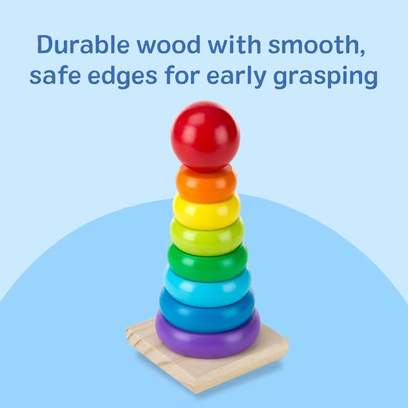 Wooden Rainbow Stacker