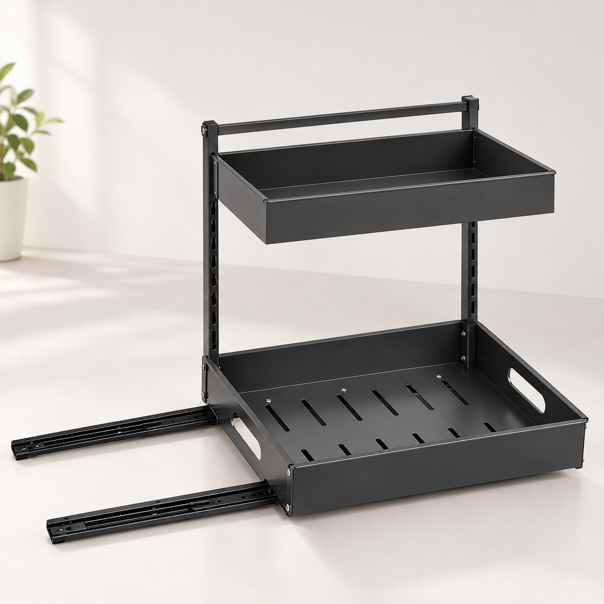 2-Tier Pull-Out Under-Sink Organizer