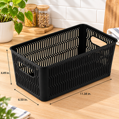 4-Pack Stackable Storage Baskets