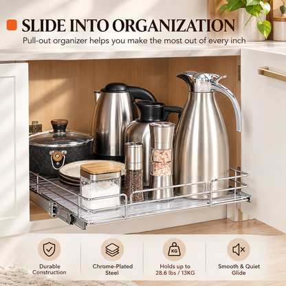 Pull-Out Sliding Cabinet Organizer