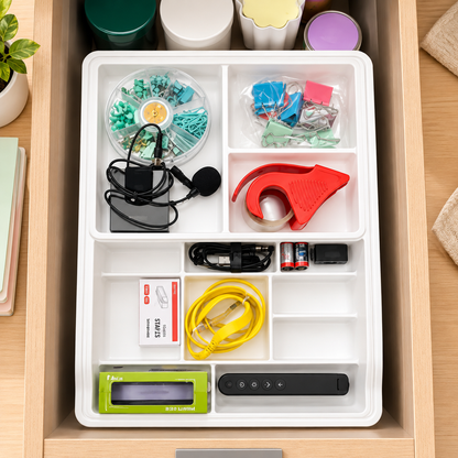 12-Compartment Sliding Drawer Organizer