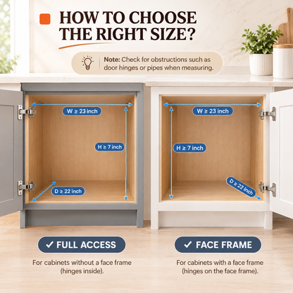 Pull-Out Sliding Cabinet Organizer