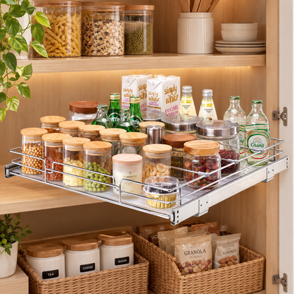 Pull-Out Sliding Cabinet Organizer