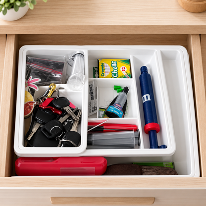12-Compartment Sliding Drawer Organizer