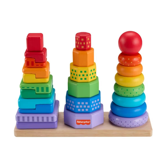 Wooden Shape Stacker
