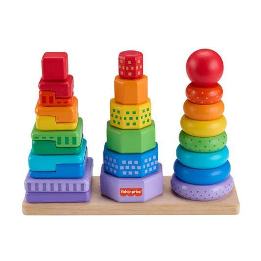 Wooden Shape Stacker