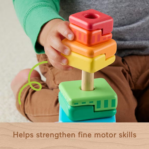 Wooden Rainbow Stacker